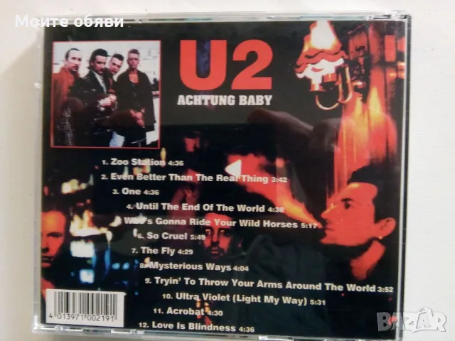 U2 - Achtung Baby 1991, снимка 3 - CD дискове - 48342050