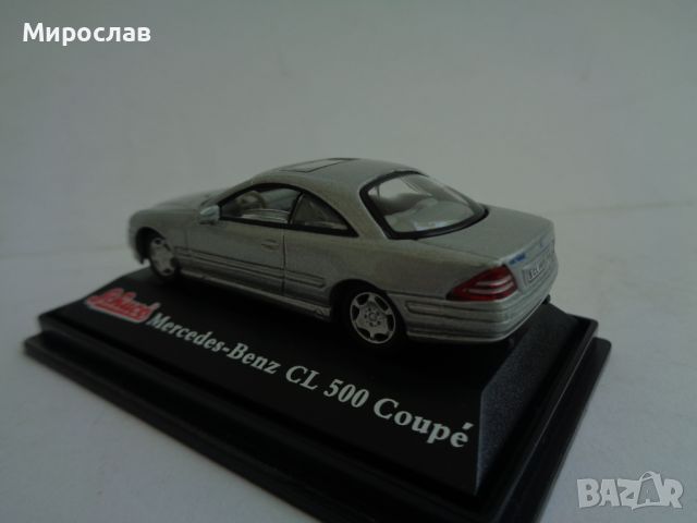 1:72 SCHUCO MERCEDES BENZ CL 500 COUPE КОЛИЧКА МОДЕЛ ИГРАЧКА, снимка 7 - Колекции - 46112398