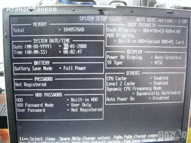 Ретро лаптоп за части Toshiba Tecra M1 , работещ, lpt port, снимка 2 - Части за лаптопи - 46430382