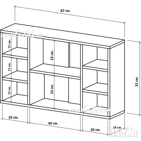 Етажерка за стена,полица,етажерки(код-0483), снимка 6 - Етажерки - 36234737