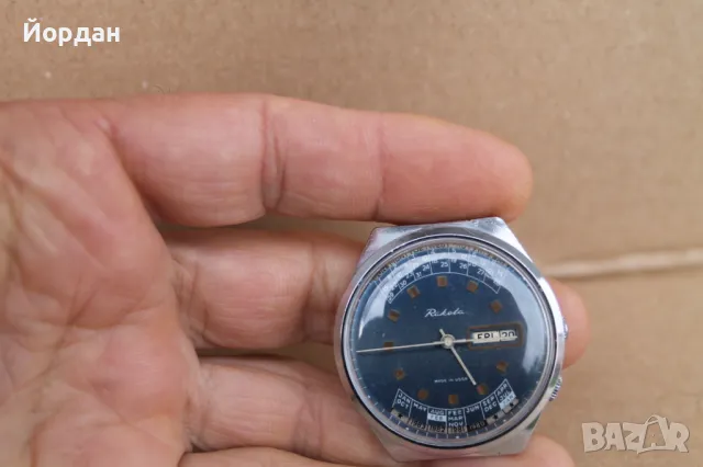 СССР мъжки часовник ''Ракета календар'' , снимка 2 - Мъжки - 49934000