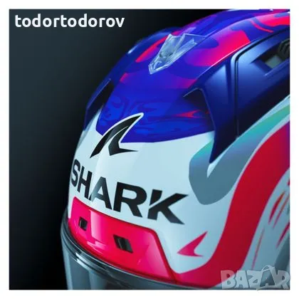 Топ цена Мото Каска за мотор SHARK AERON GP JOHAN ZARCO MOTOGP FIM, снимка 3 - Аксесоари и консумативи - 50365955