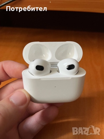 AirPods 3rd generation с кабел, снимка 4 - Bluetooth слушалки - 52131316
