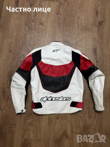 Мото кожено яке Alpinestars размер 50, снимка 2 - Аксесоари и консумативи - 48718863