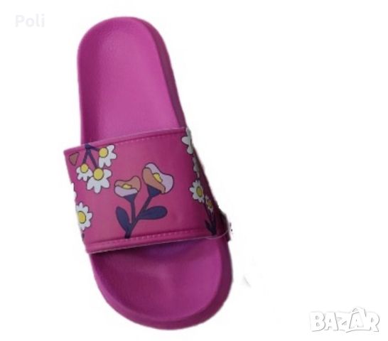 Леки и много удобни дамски плажни чехли с цветни декорации, снимка 3 - Джапанки - 45380822