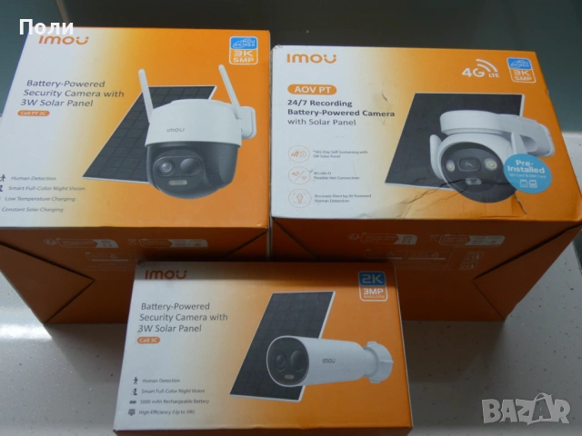 IMOU(Dahua) WiFi, 4G/LTE Соларни, Акумулаторни IP Охранителни Камери
