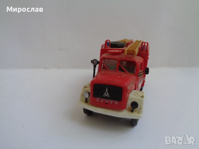 ROCO ? PREISER? H0 1/87 MAGIRUS МОДЕЛ ИГРАЧКА ПОЖАРНА КАМИОН, снимка 2 - Колекции - 46744205