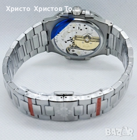 Мъжки луксозен часовник Patek Philippe Nautilus, снимка 4 - Мъжки - 53853402