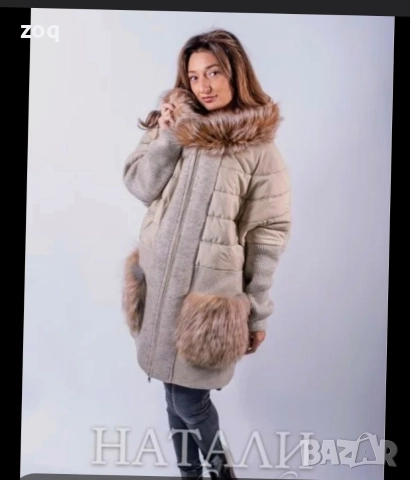 палто алпака и лисица 