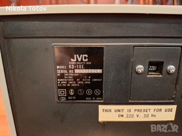 Продава се двуглав дек JVC KD-10E. , снимка 6 - Декове - 52806469