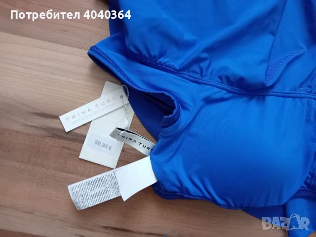 -50% Trina Turk  XS/S луксозен бански  с паднало рамо, снимка 8 - Бански костюми - 46734802