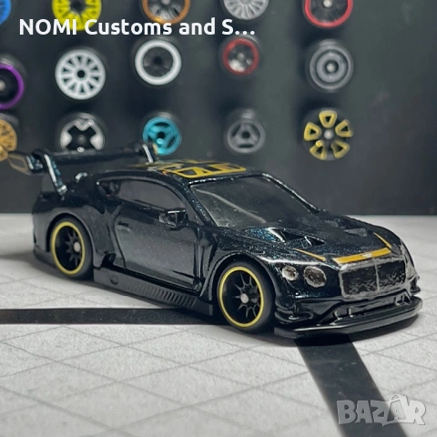 Custom Hot Wheels Bentley Continental GT3, снимка 9 - Коли, камиони, мотори, писти - 53048793