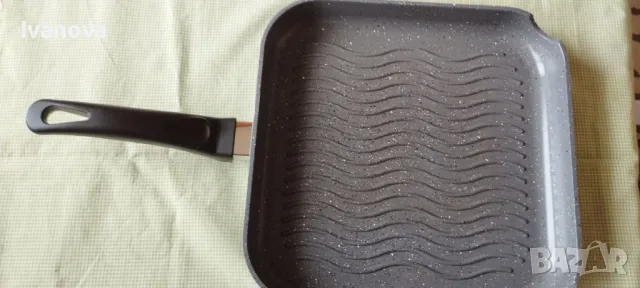 Грил тиган от лят алуминий с незалепващо покритие