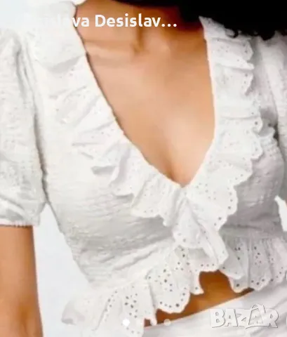 Zara къса блузка, снимка 1