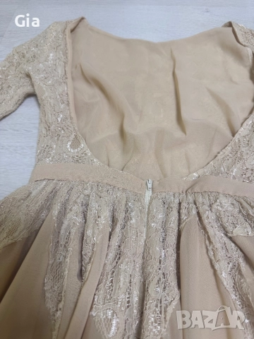 Ефектна къса рокля с гол гръб, снимка 3 - Рокли - 51762106