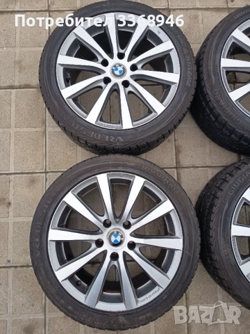 Джанти BMW 17" 5X120 с гуми 225/45/17, снимка 3 - Гуми и джанти - 53934919