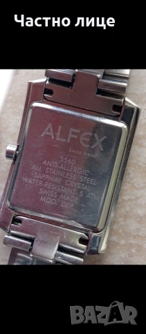 "Alfex" swiss made, снимка 2 - Мъжки - 53925055