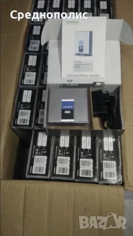 Телефонен адаптер - LINKSYS Cisco-VoIP Phone adapter -PAP2-NA, снимка 2 - Мрежови адаптери - 50415527