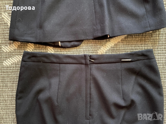 Тъмносин костюм сако и пола Orsay, снимка 11 - Костюми - 54090860