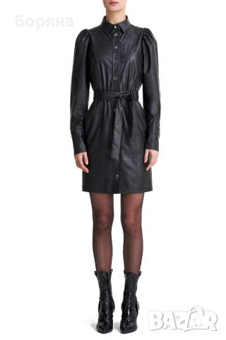 Other Theory нова с етикет 2 в 1 рокля тренч от еко кожа, снимка 16 - Рокли - 52815853