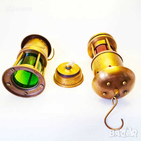 Бронзова газова лампа с ретро дизайн, снимка 3 - Други ценни предмети - 35982992