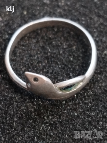 Дамски сребърен пръстен , снимка 3 - Пръстени - 45021665