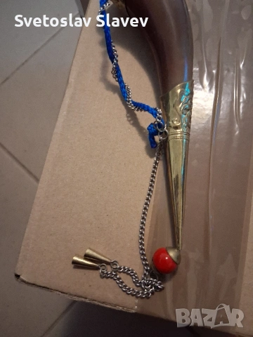 Естествен рог с обков., снимка 2 - Колекции - 53711453