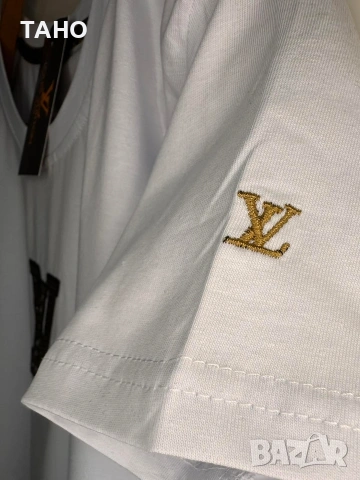 Дамска памучна тениска ' LOUI VUITTON', снимка 3 - Тениски - 53612133