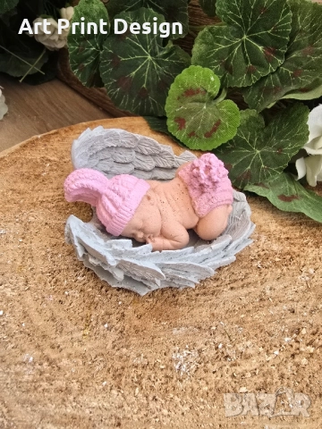 ~•°Гипсови фигурки "Спящо бебче"°•~, снимка 9 - Фигурки - 48672575