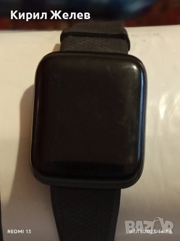 Смарт часовник не е тестван силиконова каишка 16937, снимка 2 - Мъжки - 52265032