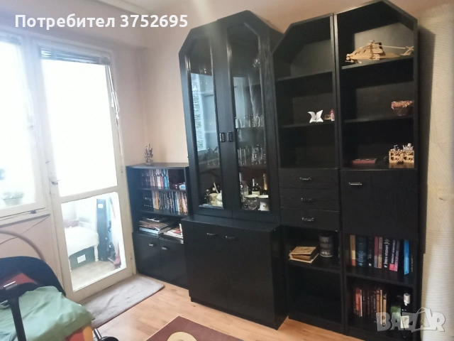 ПО ДОГОВАРЯНЕ - Черна холна секция – модулна, снимка 4 - Секции и витрини - 53129493