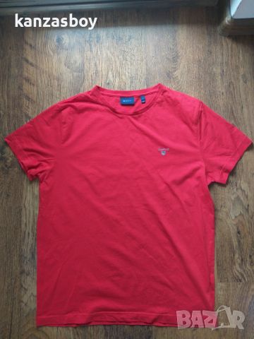 gant - страхотна мъжка тениска КАТО НОВА Л, снимка 6 - Тениски - 45512809