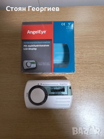 Детектор за въглероден оксид AngelEye CO-AE-9D-DER с LC дисплей,, снимка 3 - Друга електроника - 52795698