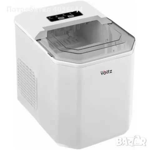 Ледогенератор Voltz, 100W~120W, 12кг./24ч., 1.3л., Черен или бял, снимка 5 - Други - 50247039