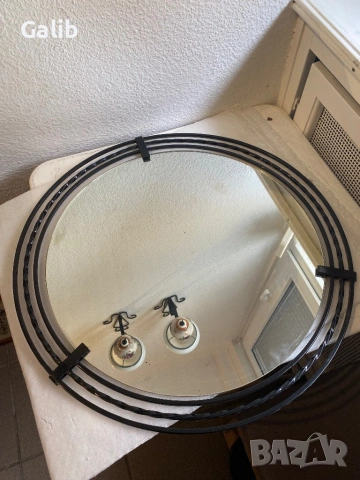 Стари красиви лампи с огледало, снимка 2 - Лампи за стена - 54058082