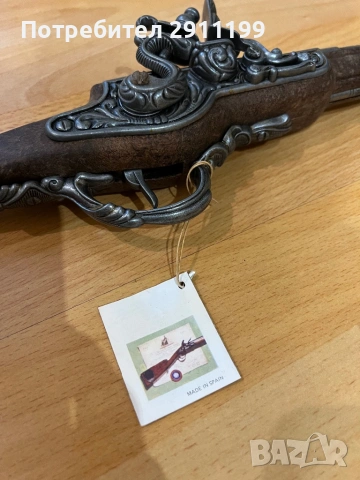 Реплика на кремъклия, снимка 4 - Антикварни и старинни предмети - 53364201