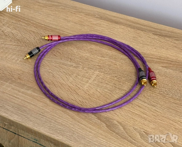 Sonic Link Ultra Violet (Black Rhodium) RCA / Аудио кабели, снимка 4 - Ресийвъри, усилватели, смесителни пултове - 53610505
