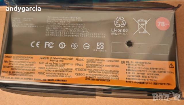 Lenovo ThinkPad P70 / P71 / P72 батерия battery 90Wh, чисто нова 20ER003QGE 20HK0003GE, снимка 2 - Други - 53770132