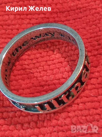 ЕЛ КАМИНО ПЪТЯТ Към САНТЯГО РИМОКАТОЛИЧЕСКИ СРЕБЪРЕН ПРЪСТЕН ЛАКИРАНО СРЕБРО 925 АРТ ИЗРАБОТКА 48886, снимка 16 - Антикварни и старинни предмети - 49913134