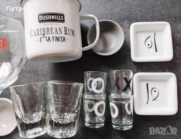 Комплект чаши - за Bullet Whiskey, Beefeater, Bushmills, снимка 3 - Чаши - 53173724