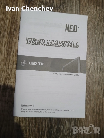 Телевизор NEO LED-32H3M HD LED TV, снимка 4 - Телевизори - 52355460