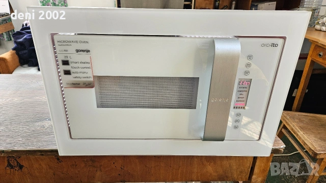 Нова микровълнова за вграждане Gorenje ora-ito 