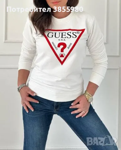 Блуза guess, снимка 2 - Блузи с дълъг ръкав и пуловери - 46903573