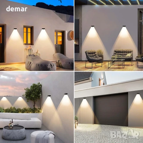 Соларни лампи за огради nibuuecer, 9 цвята и 11 режима на осветление, 60 лумена, 8 броя, снимка 7 - Соларни лампи - 50942812