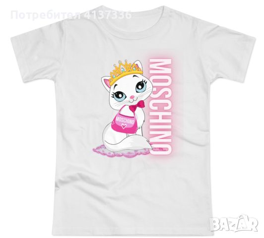 Moschino дамска тениска къс ръкав, снимка 5 - Тениски - 46364754