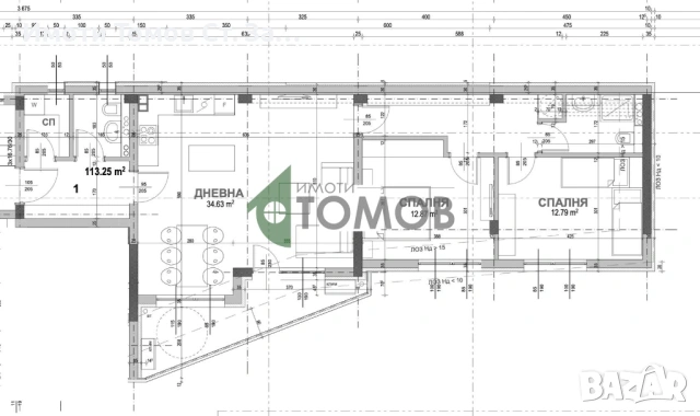 БЕЗ КОМИСОННА! Просторен тристаен апартамент в кв. Самара 2 , снимка 4 - Апартаменти - 53020337