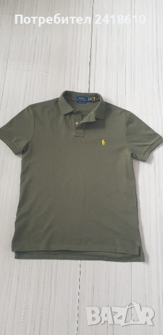 POLO Ralph Lauren Pique Cotton Custom Slim Fit Mens Size S НОВО!ОРИГИНАЛ! Мъжка Тениска!, снимка 13 - Тениски - 53922845