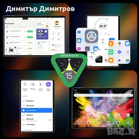 Таблет CRELANDER 10.1-инча с Android 15, GPS, 1280x800 IPS дисплей, с всички аксесоари СЕГА-105 ев , снимка 6 - Таблети - 54063929