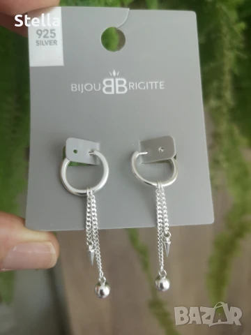 Сребърни нови немски обици BIJOU BRIGITTE проба 925! , снимка 2 - Обеци - 51392560
