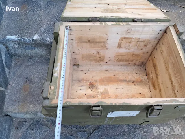 Военен сандък, български, снимка 2 - Антикварни и старинни предмети - 50299498